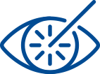 Blue lasik icon